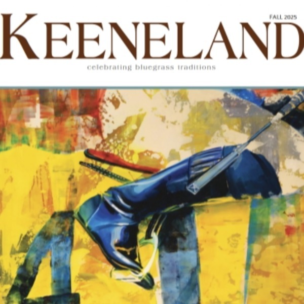 Screenshot of cover of Fall 2025 edition of Keeneland Magazine